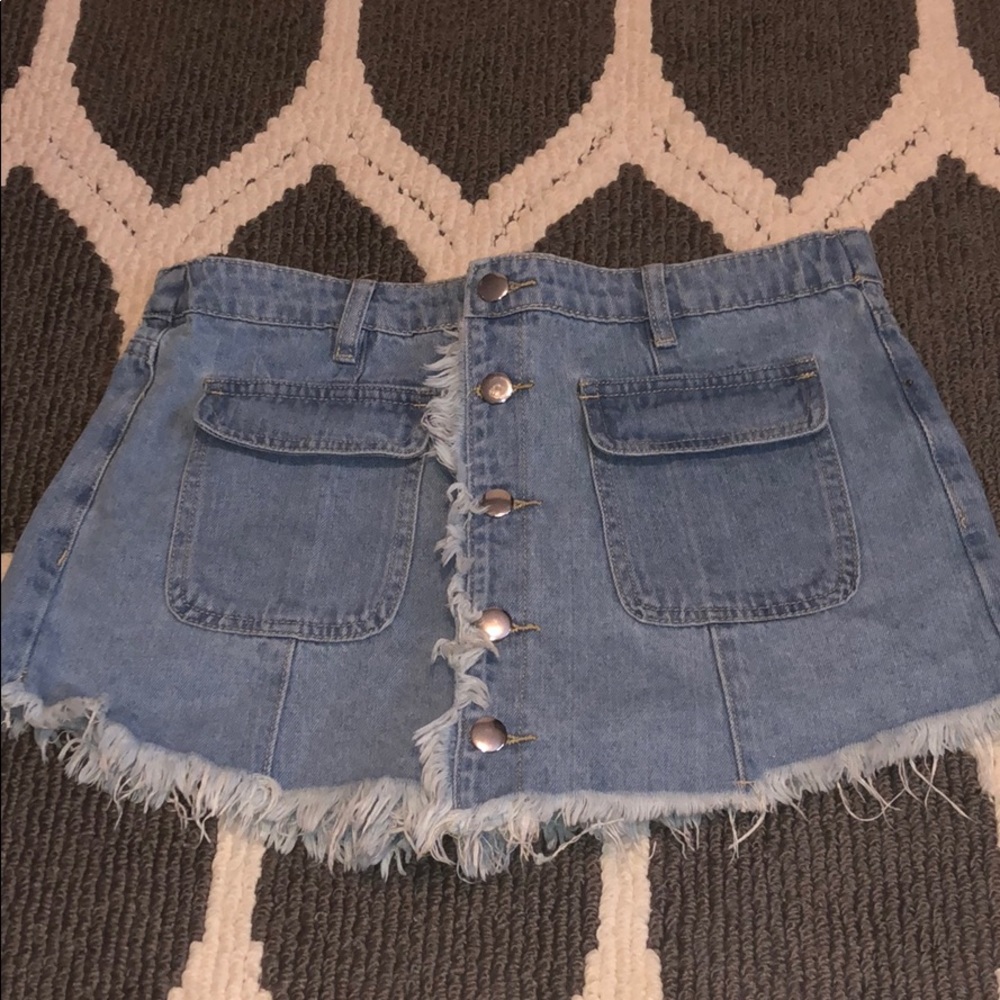 Denim shorts